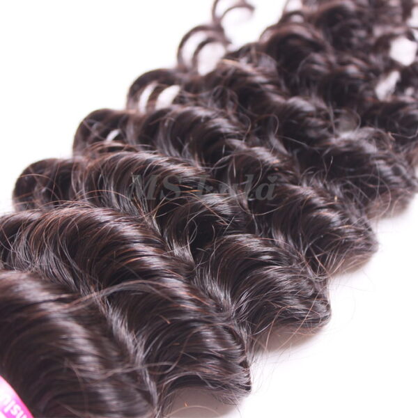 Virgin Hair Bundles Deep Wave Curly 5pcs - Image 2